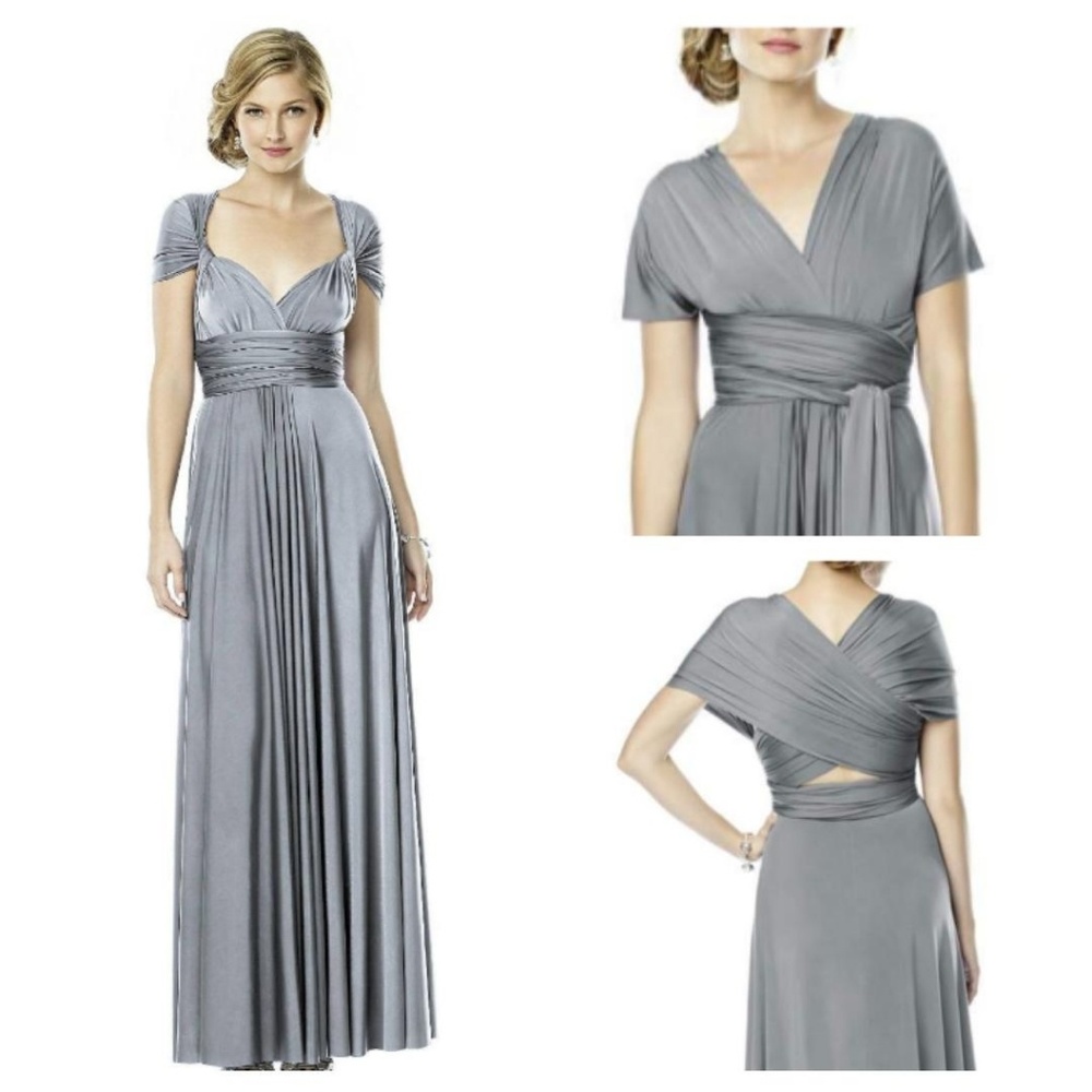 Dessy Twist dress, convertible bridesmaid / prom
